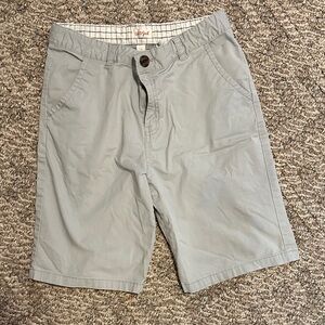 Cat & Jack Light Gray Boys Flat Front Shorts